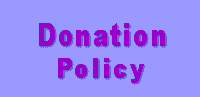 Donation Policy page